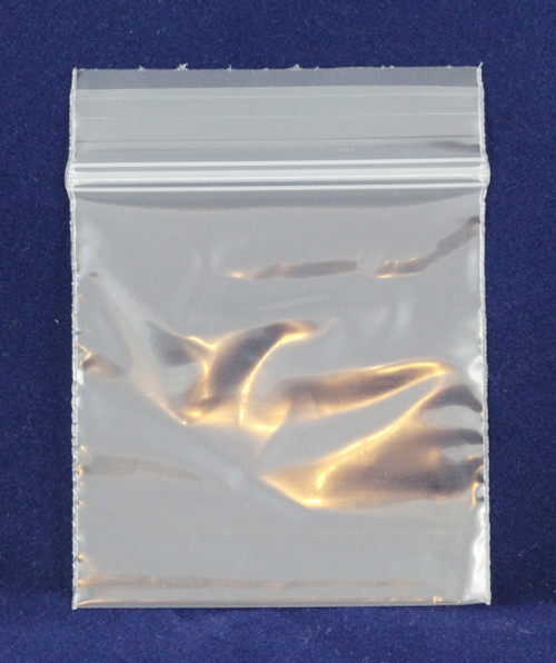 2" x 2" Plastic Zipper Bag 100 Pcs