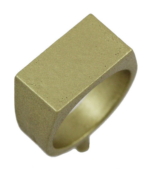 Rectangle Flat Top Ring 3/8"