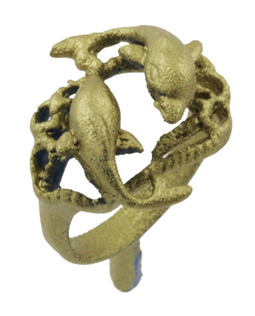 Two Dolphins Ring