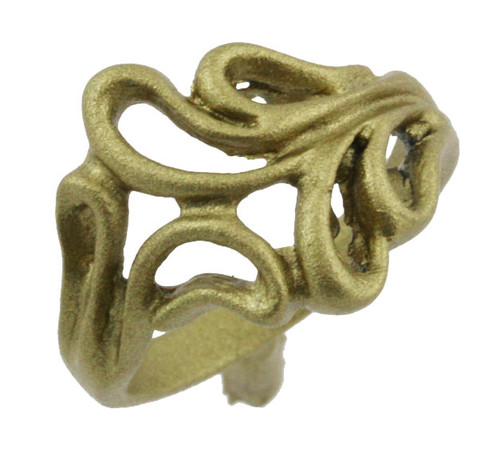 1/2 Swirls Ring