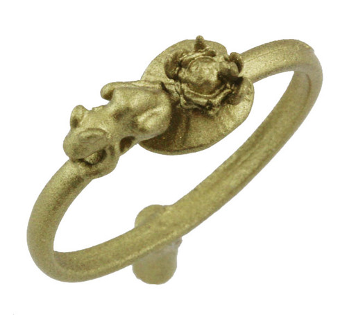 Frog & Lily Pad Ring Adjustable