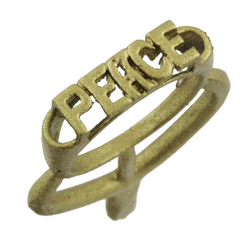 1/4" Peace Ring