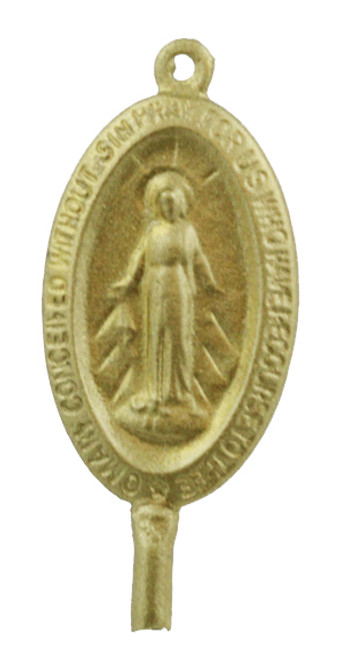 1" Virgin Mary Medallion