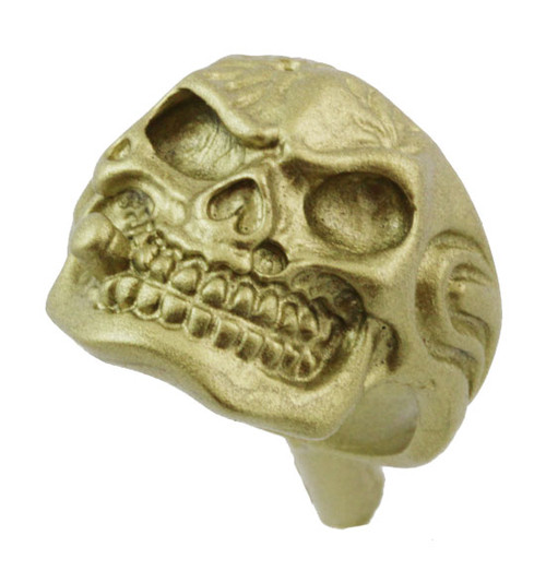 7/8" Skull w. Cigar