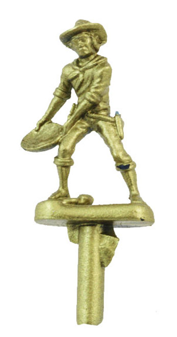 7/8" Miner with Gold Pan