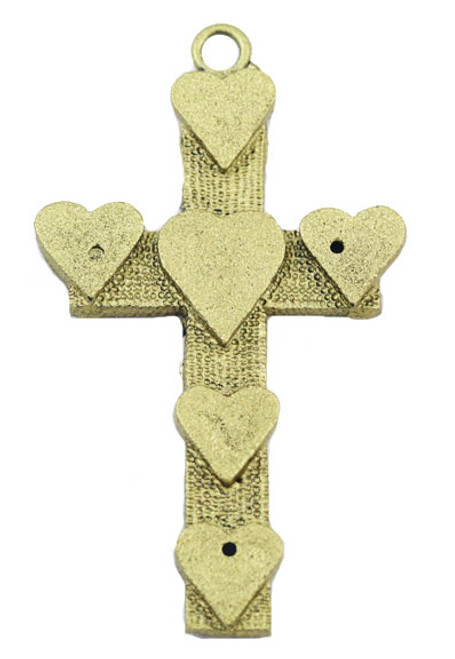 Cross with Hearts