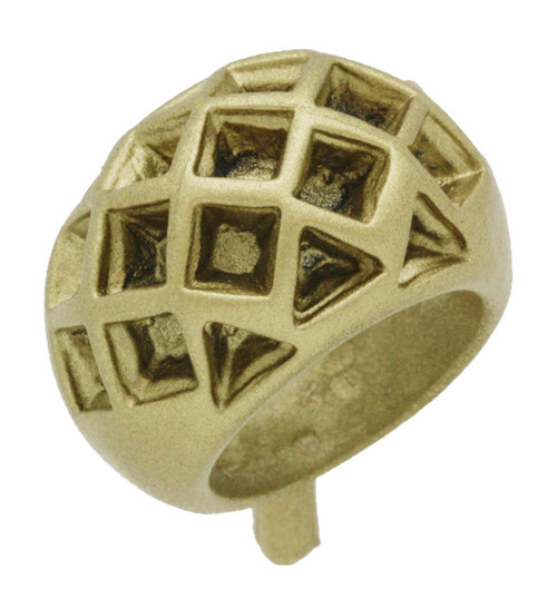 5/8" Dome Ring With Squares