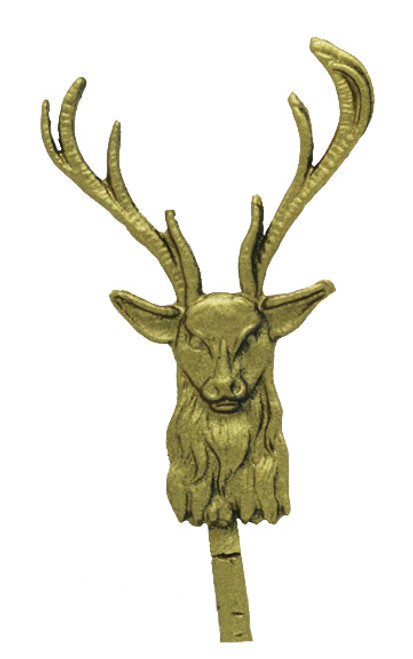 1 1/4" Angry Buck Head & Rack