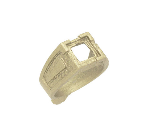 8mm Square Flat Stone Setting