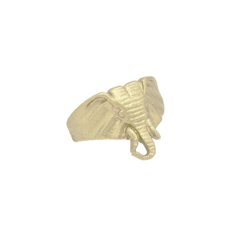 Elephants Face Ring