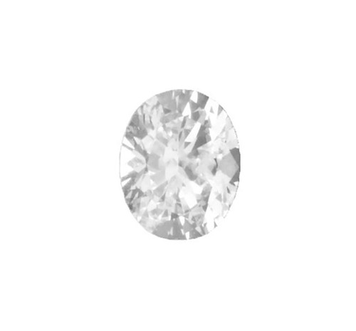 6x4mm Oval Cubic Zirconia (CZ's) 1pc