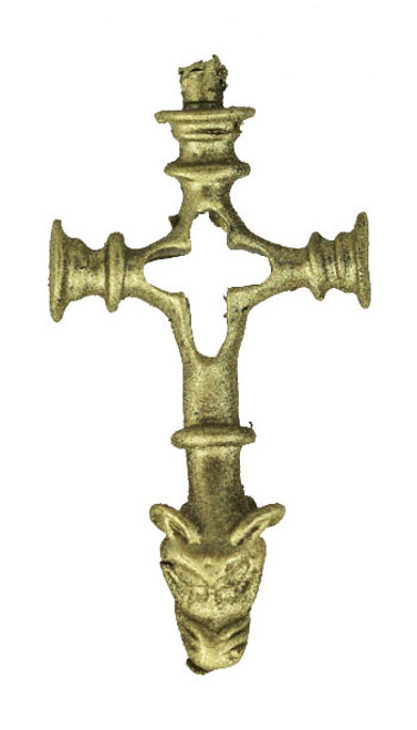 Cross with Dragon Head