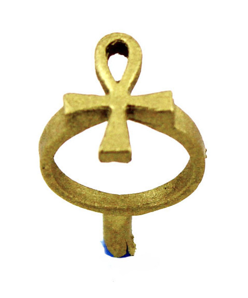 Ankh Ring Wax Pattern