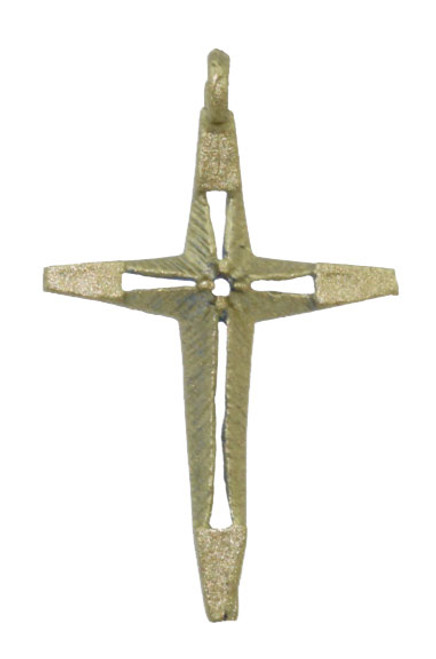 1" Cross With Center Stone