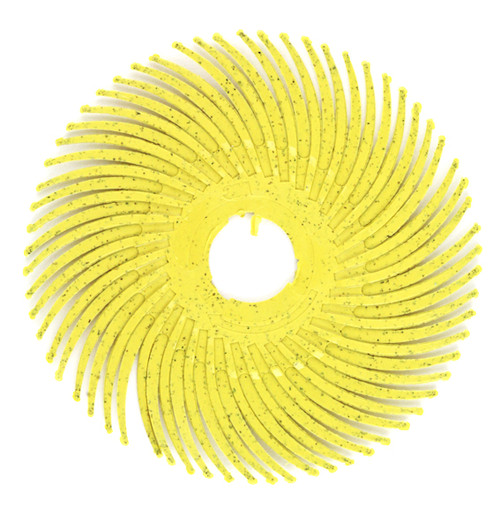Yellow 3M Radial Bristle Disk