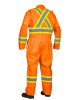 Hi Vis Safety Flagger's Coverall, Unlined | Safetyapparel.ca