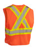 Forcefield 5 Point Tear-Away Traffic Vest | Orange