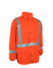 Forcefield Lightweight Fire Resistant Hi Vis Safety Rain Jacket | Orange