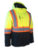 ForceField Hi Vis Softshell Winter Safety Jacket | Lime