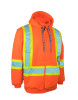 ForceField Deluxe Detachable Hood Hi Vis Safety Hoodie | Orange