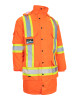 ForceField Long Cargo Safety Parka | Orange