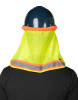 ForceField Hi-Vis Reflective Mesh Hard Hat Sun Shade Neck Shield | SafetyApparel.ca