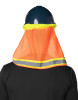 ForceField Hi-Vis Reflective Mesh Hard Hat Sun Shade Neck Shield | SafetyApparel.ca