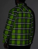 ForceField Hi Vis Plaid Quilted Flannel Shirt Jacket with Reflective Striping | SafetyApparel.ca