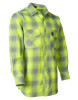 ForceField Hi Vis Shadow Plaid Unlined Flannel Shirt | SafetyApparel.ca