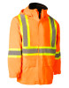 ForceField Orange "Torngat" Premium Ripstop 4-in-1 Hi-Vis Safety Parka | SafetyApparel.ca