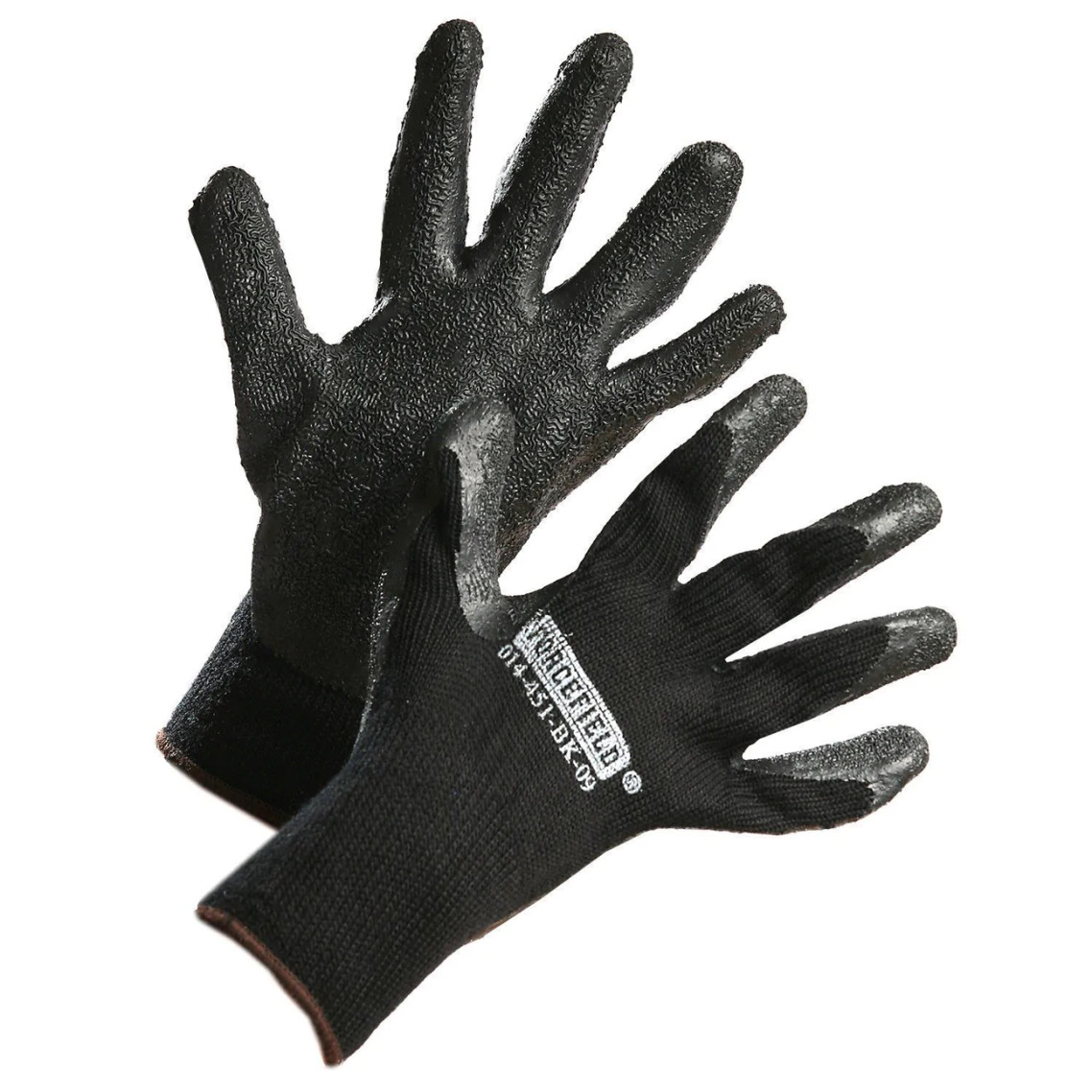 Forcefield Winter Insulated Nitrile Palm Coated Black Work Gloves (12 Pairs/Box) | SafetyApparel.ca