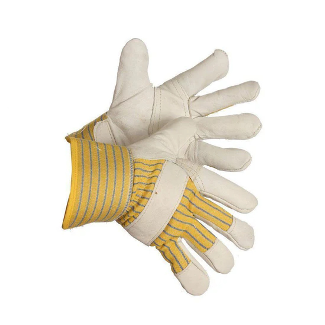 Forcefield "Pile Driver" Pile Lined Grain Leather Patch Palm Work Glove (12 Pairs/Box) | SafetyApparel.ca