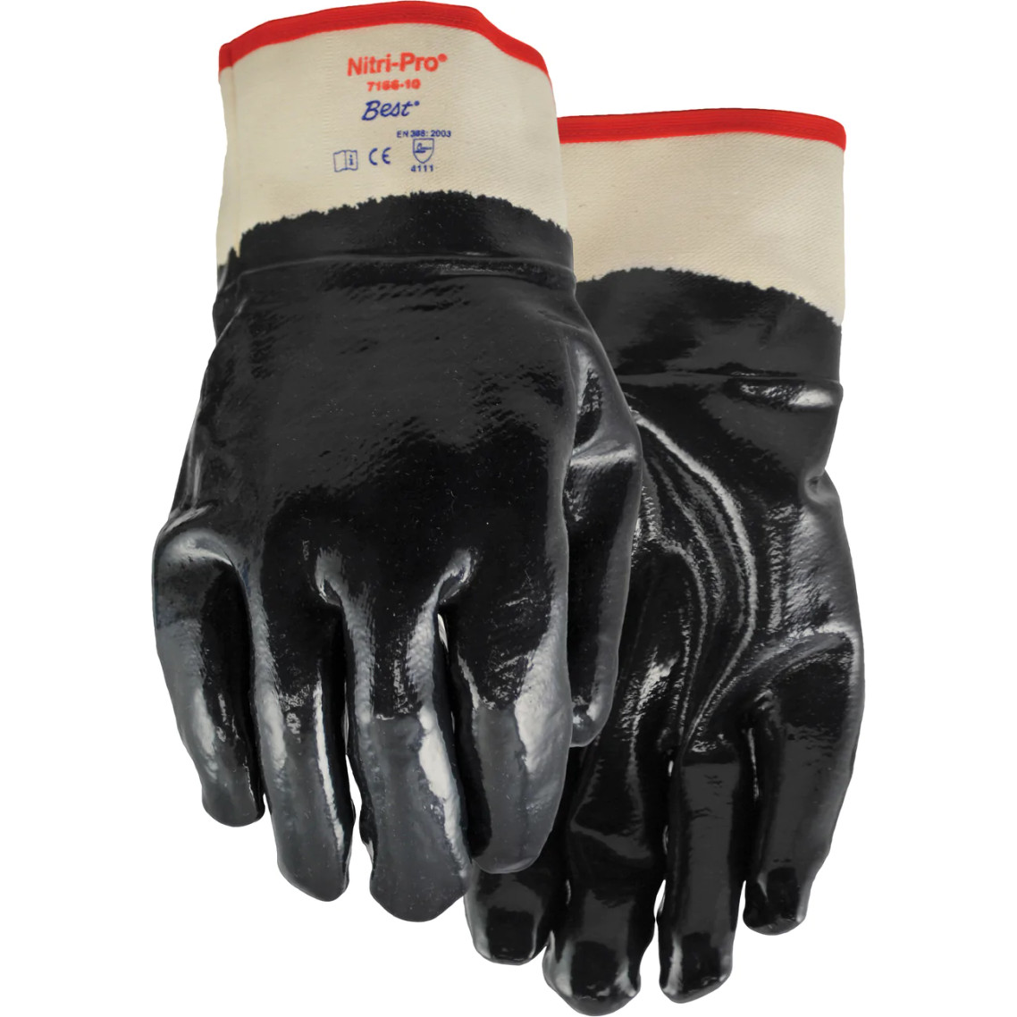 Forcefield Nitri-Pro® Foam Nitrile Coating, Jersey/Cotton Shell Glove - Size 10 (12 Pairs/Box) | SafetyApparel.ca