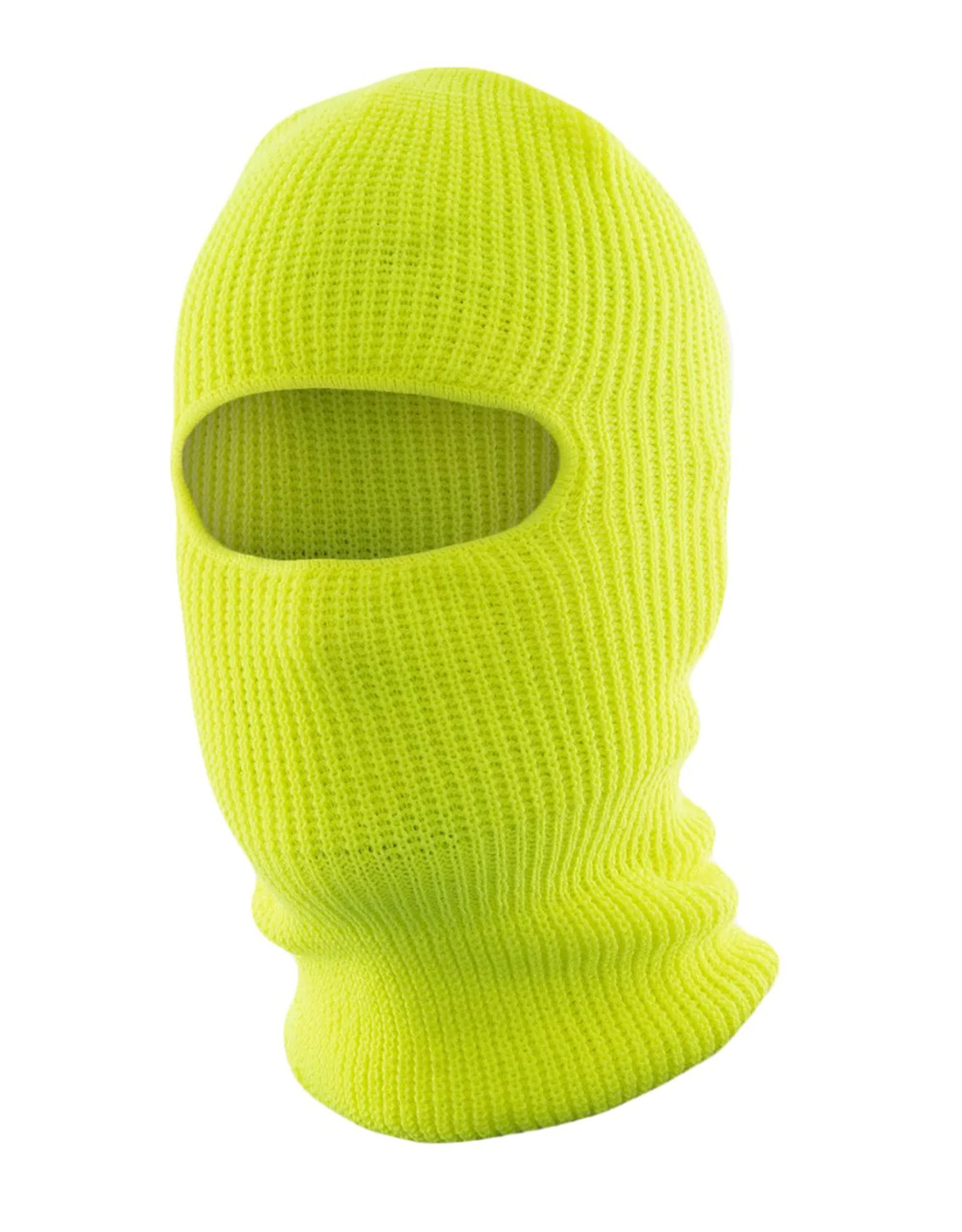 ForceField Hi Vis Knitted Acrylic Balaclava, one opening | SafetyApparel.ca