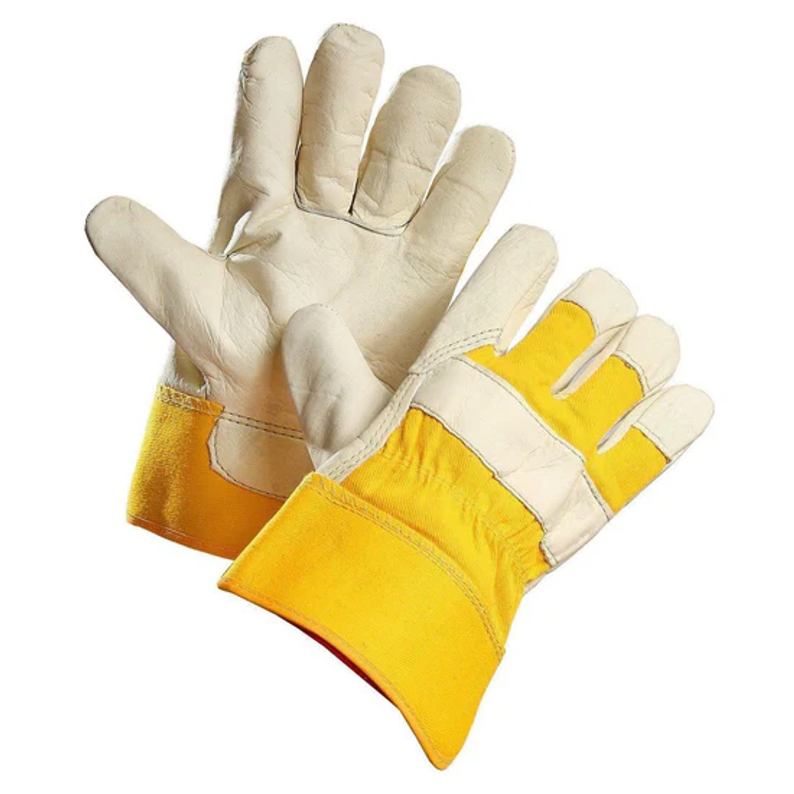 ForceField “Dyna-Glove” Grain Leather Work Glove with Fleece Liner (12 Pairs/Box) | SafetyApparel.ca