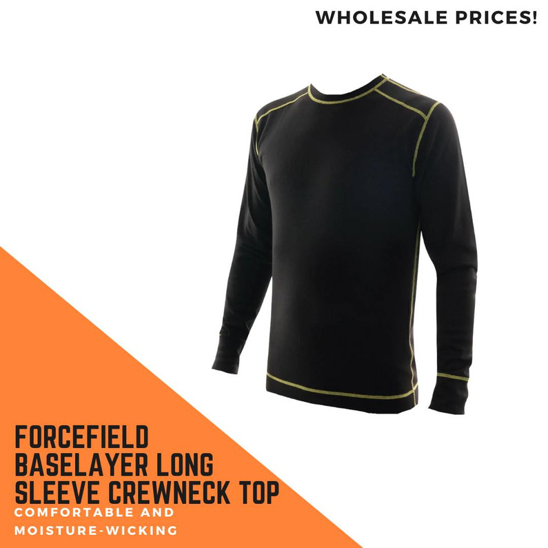 AWDis Just Cool Long Sleeve Base Layer - Fire Label