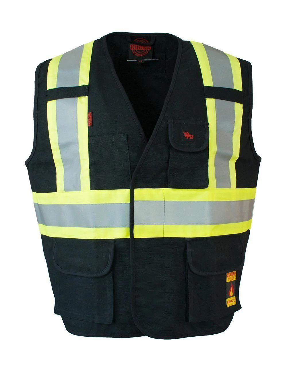 Forcefield Fire Resistant (FR) Cotton Duck Hi Vis Safety Vest