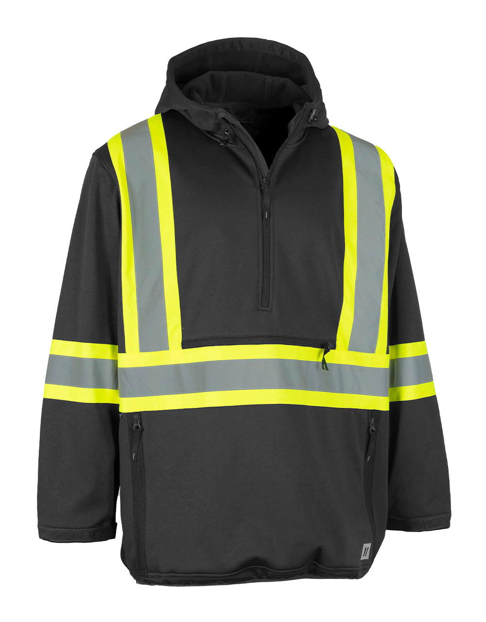 Forcefield Hi Vis Safety Anorak Pullover Softshell - SafetyApparel.ca