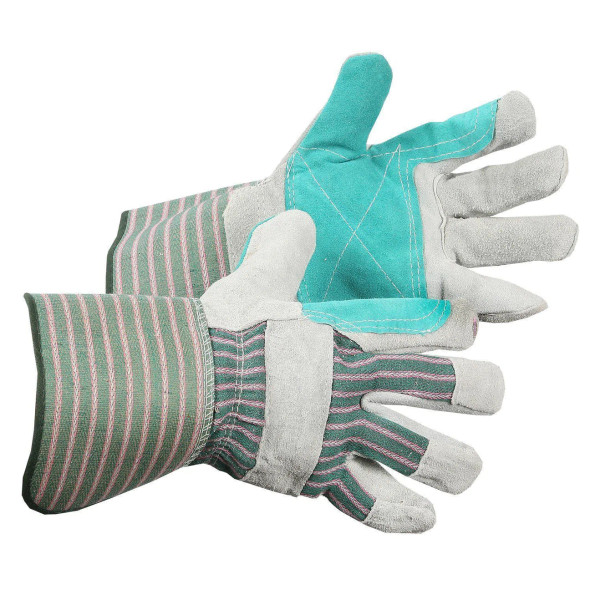 Forcefield Split Leather Double Palm Work Glove (12 Pairs/Box) | SafetyApparel.ca