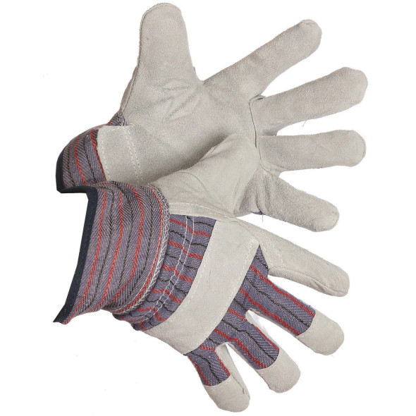 Forcefield Ladies Size Fleece Lined Split Leather Work Gloves (12 Pairs/Box) | SafetyApparel.ca