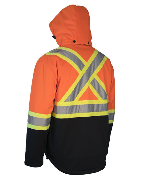 ForceField Hi Vis Softshell Winter Safety Jacket | Orange