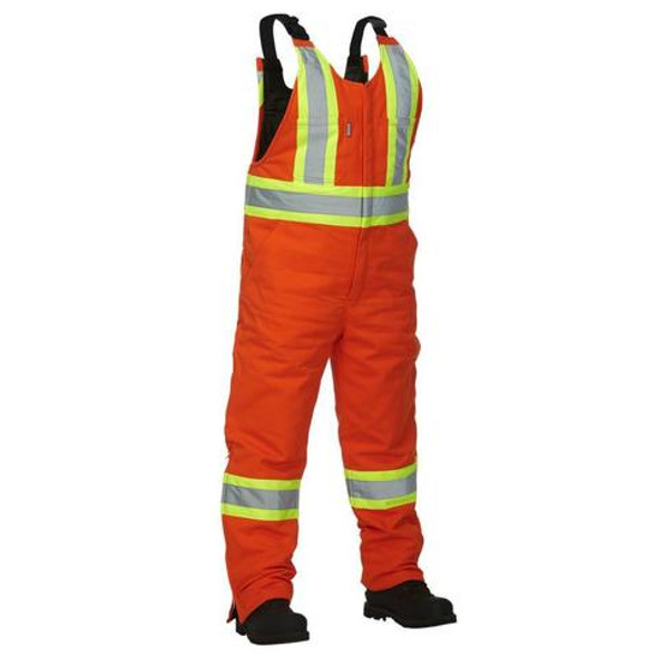 Hi-Vis Cotton Bib Overall | Safetyapparel.ca