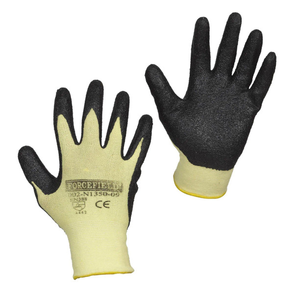 Forcefield Cut Resistant Aramid Nitrile Palm Coated Work Gloves (12 Pairs/Box) | SafetyApparel.ca