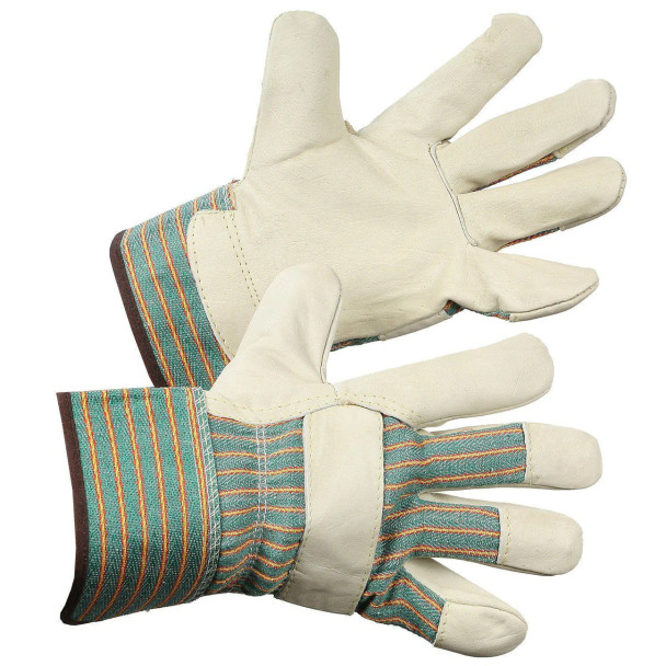 Forcefield Grain Leather Work Glove, Unlined Palm (12 Pairs/ Box) | SafetyApparel.ca