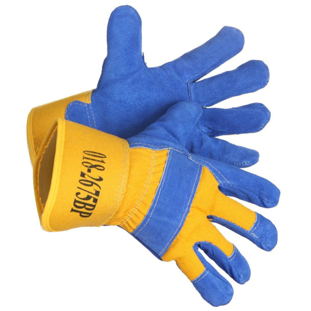 Forcefield "Yukon Eric" Pile Lined Split Leather Work Glove (12 Pairs/Box) | SafetyApparel.ca