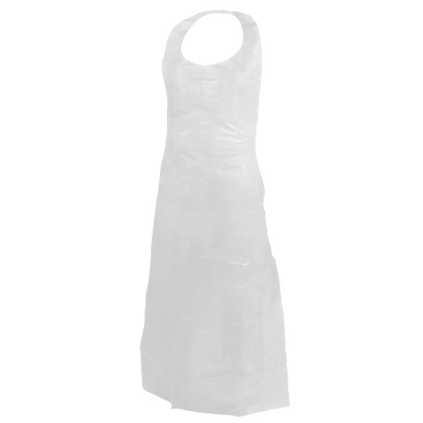 ForceField White Disposable Polyethylene Apron (1000 Aprons/Case) | SafetyApparel.ca