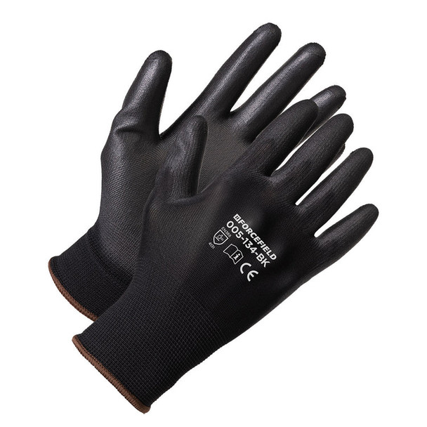 ForceField Nylon Work Glove, Polyurethane Palm Coated (12 Pairs/Box) | SafetyApparel.ca