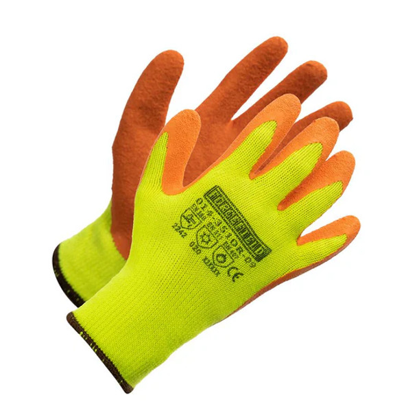 ForceField Hi Vis Light Insulated String Knit Work Gloves (12 Pairs/Box) | SafetyApparel.ca