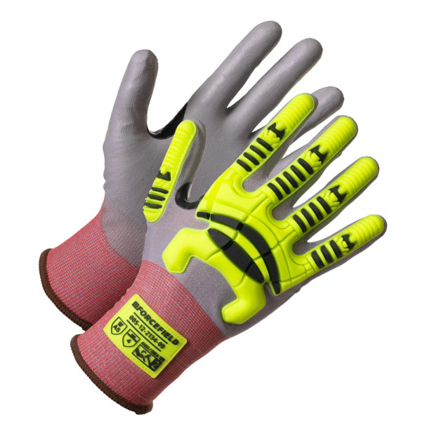 “SAMURAI Wolf Handler” Cut Level 5, TPR with Coated Palm Gloves (12 Pairs/Box) | SafetyApparel.ca