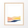 'Coastline I' Abstract Art Print from The Printed Home (Printable)